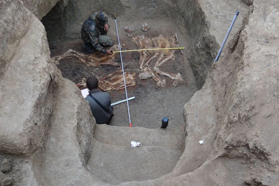 В склепе нашли останки четверых человек
ФОТО: Археологическое общество Кубани.