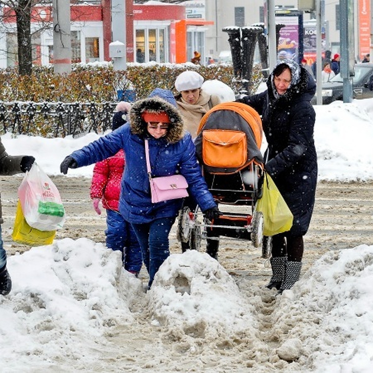 Как Пермь пережила первый снегопад - KP.RU