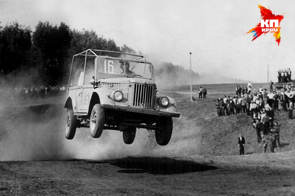 Вот за такие прыжки ГАЗ-69 и получил прозвище "козлик". Фото: архив "КП-Рязань" (эксклюзив).