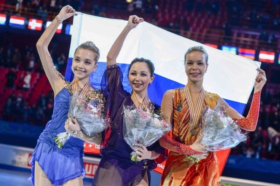 Впервые за 13 лет все медали в женском одиночном катании на чемпионате Европы достались представительницам России.
