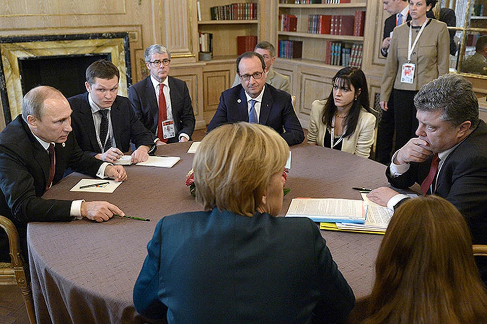 17 октября 2014 г. подобная встреча Путина, Порошенко, Меркель и Олланда прошла в Милане.