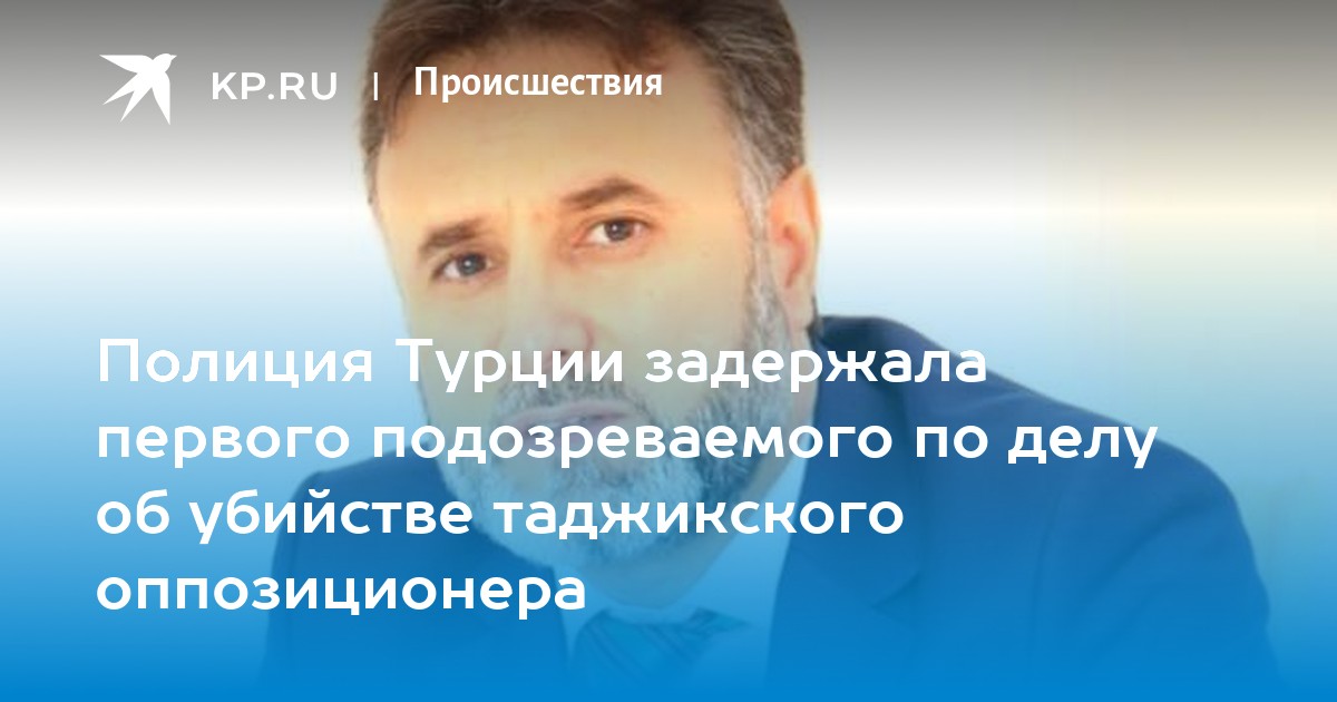 Полиция Турции задержала первого подозреваемого по делу об убийстве ...