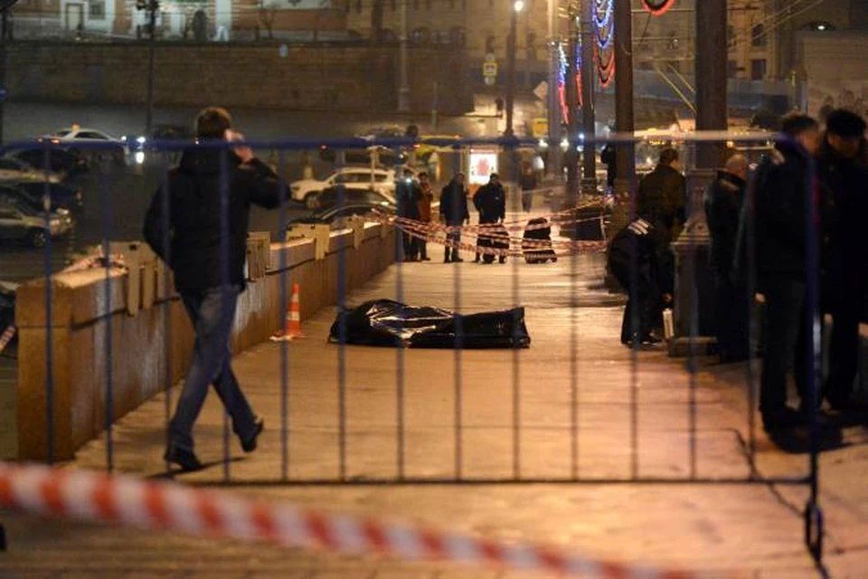 Бориса Немцова убили в ночь на 28 февраля на Большом Замоскворецком мосту