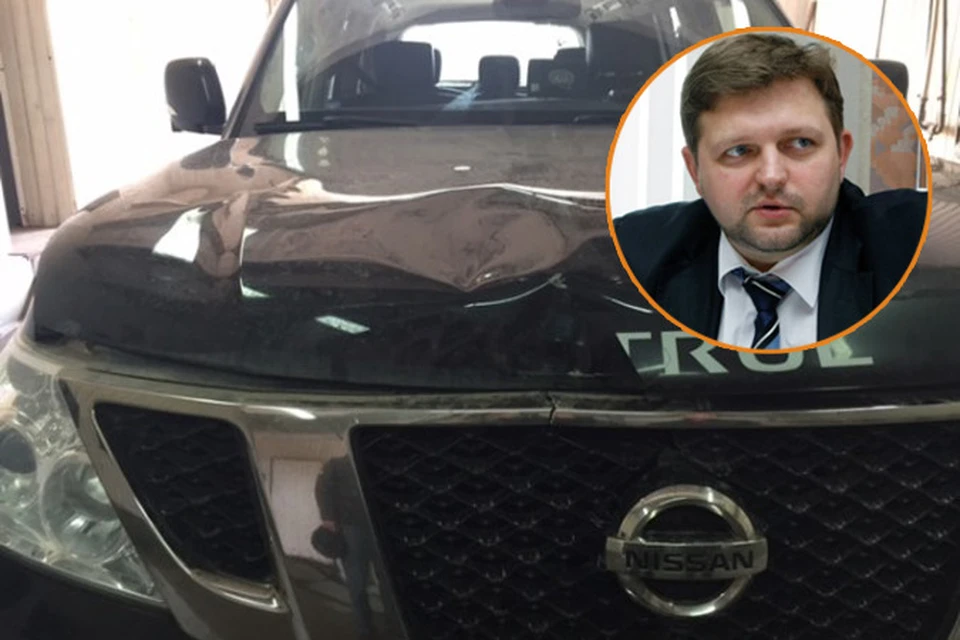 Nissan Patrol губернатора Кировской области Никита Белых попал в ДТП. Фото: belyh.livejournal.com