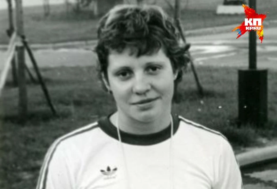 Оксана Комиссарова в олимпийской деревне. Москва, 1980 г. Фото: из личного архива.