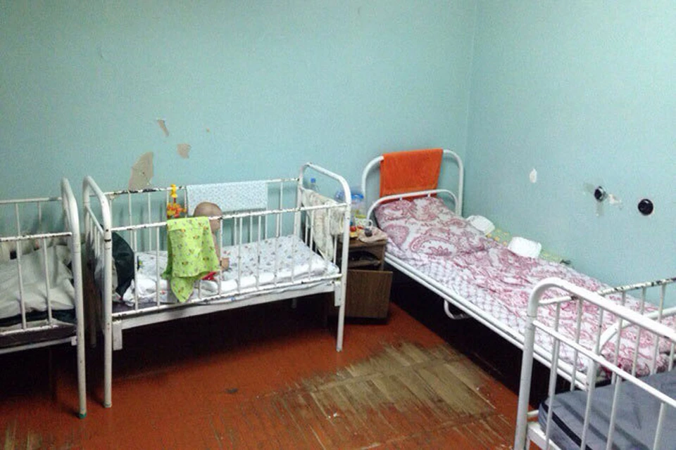 Фото сделано мамой ребенка, который попал в инфекционную больницу Пятигорска