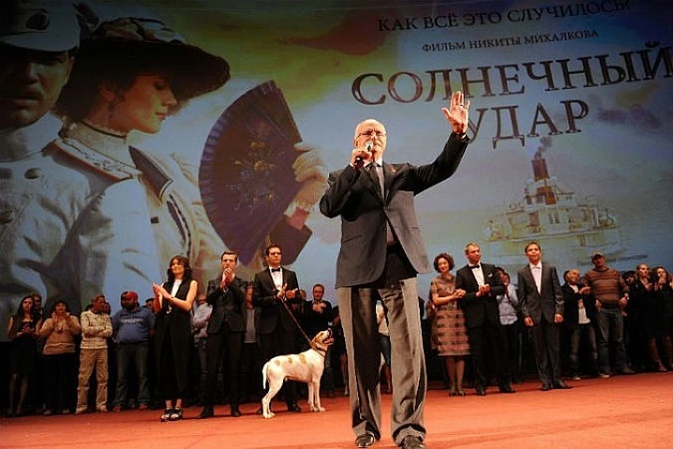 Никита Михалков на премьере своего фильма "Солнечный удар"