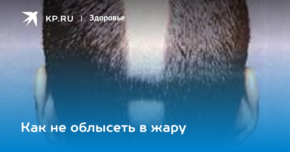 Как не облысеть в жару - KP.RU