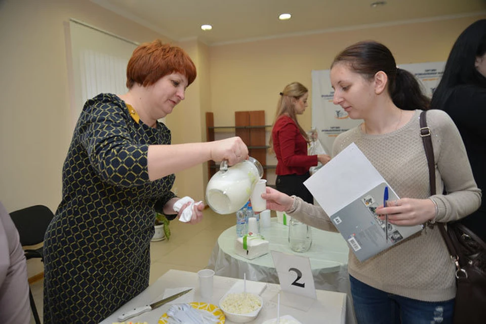 Ставропольцы продегустировали молочную продукцию, произведенную в СК