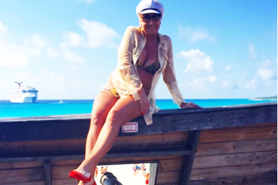 Лариса Копенкина отдыхает на Багамах. Фото: Инстаграм.