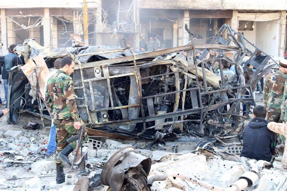 В пригороде Дамаска в Сирии результате терракта погибло более 50 человек