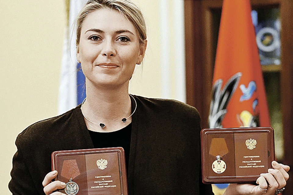 Мария Шарапова получила медаль ордена «За заслуги перед Отечеством» - и в бой?»