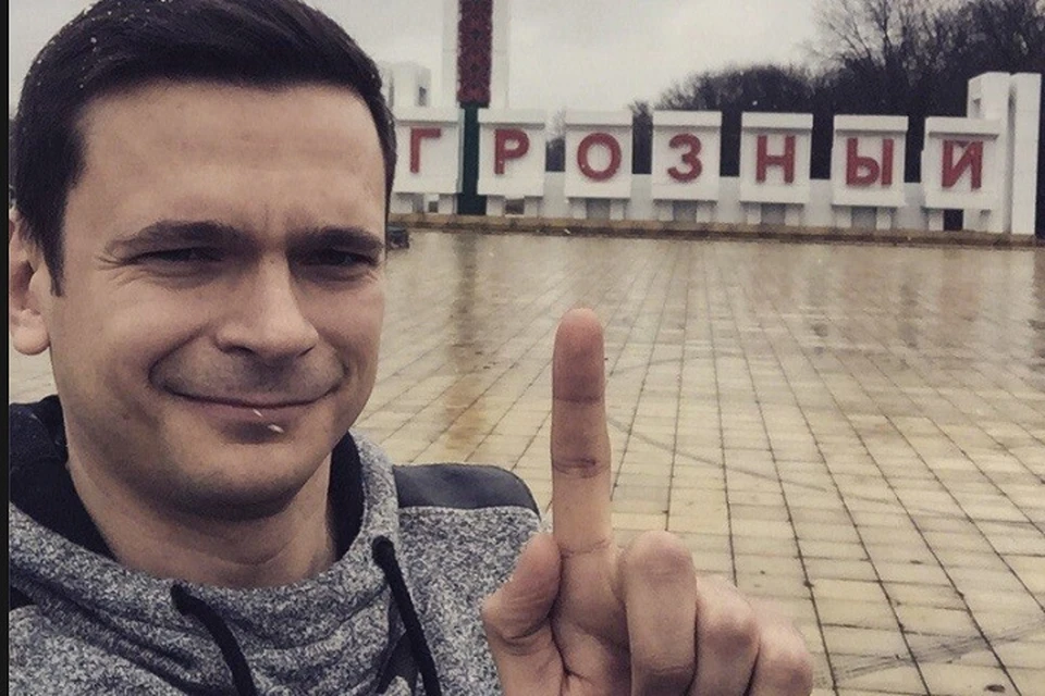 Илья Яшин в Грозном. Фото: Facebook