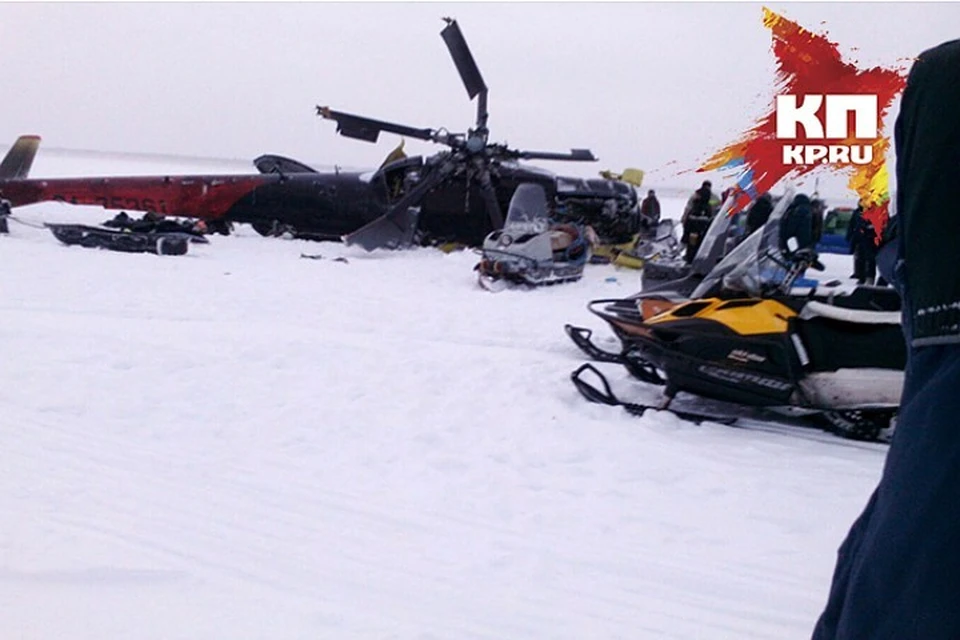 Спасатели опоздали к жертвам крушения вертолета МИ-8 под Игаркой почти на час. Фото: ЧП-Красноярск