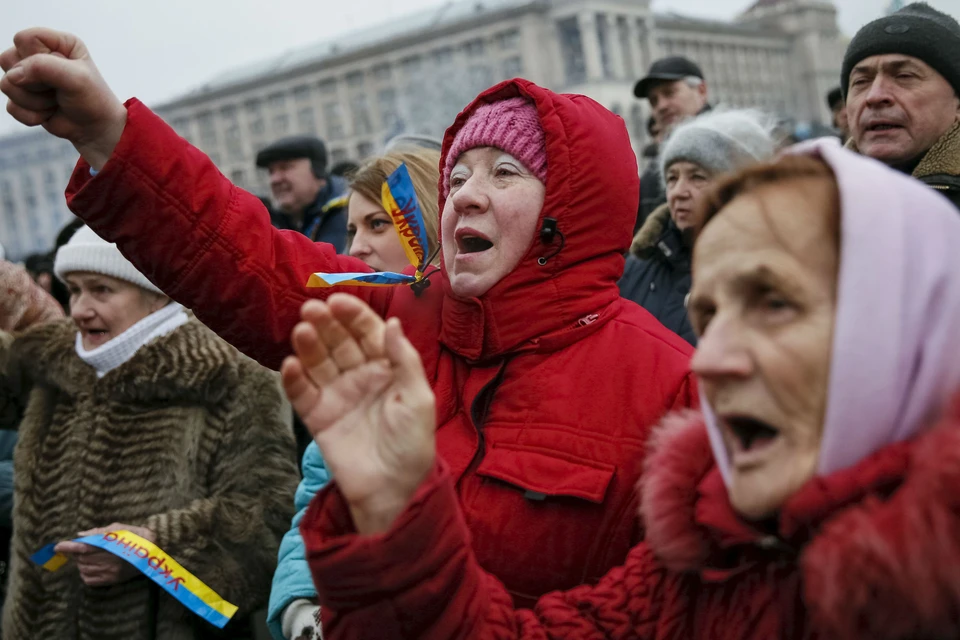 Свыше 70% населения Украины не одобряют политику нового правительства.