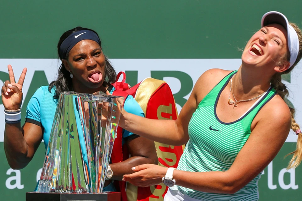 Уильямс – Азаренко: А первая ракетка мира – я! Фото: bnpparibasopen.com