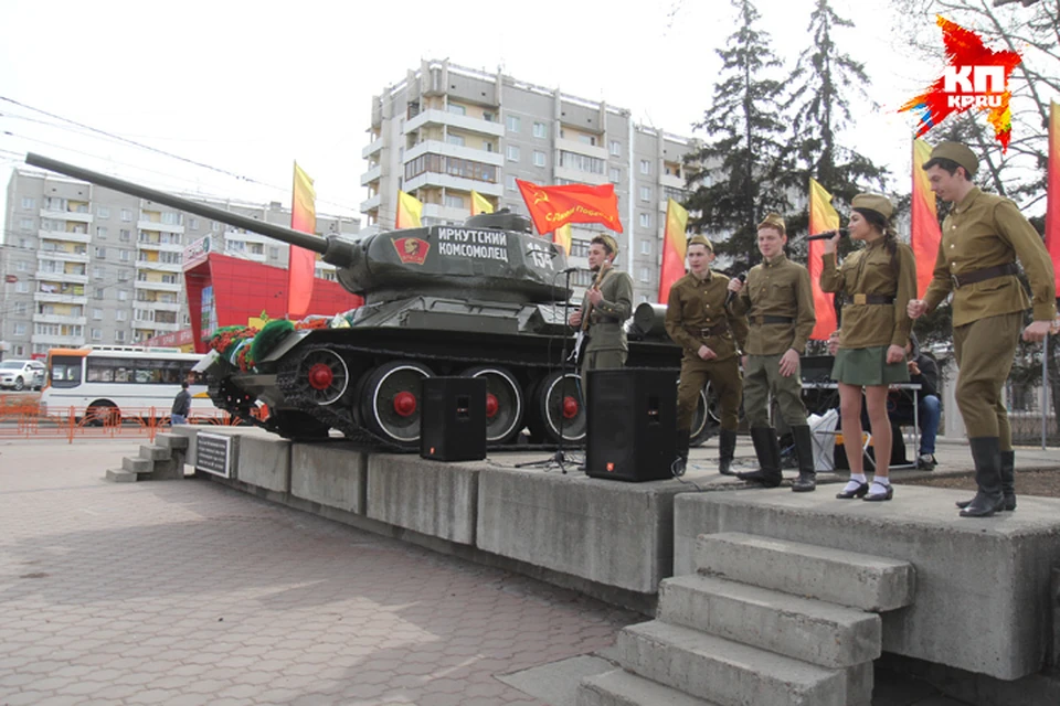 «Весна Победы»: танк «Иркутский комсомолец»