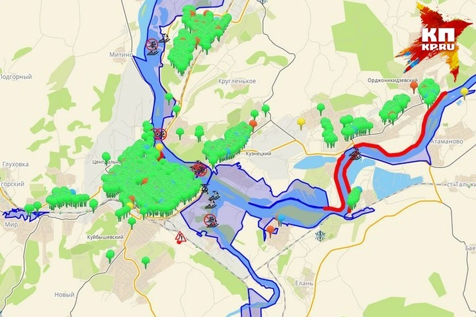 Спутниковая карта новокузнецка в реальном времени