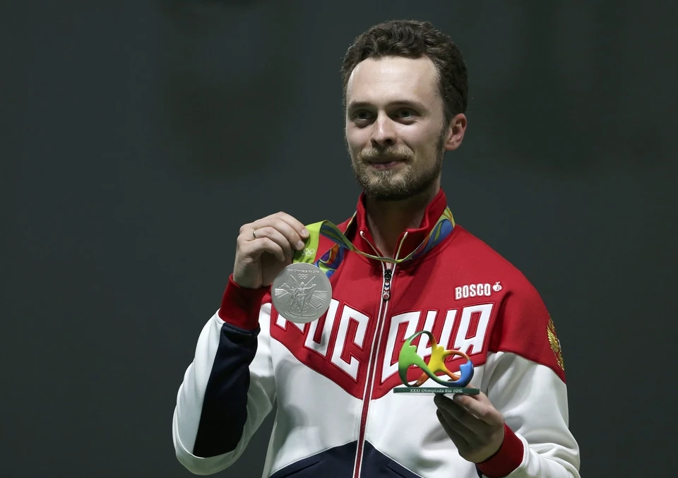 Сергей Каменский с медалью Олимпиады в Рио.