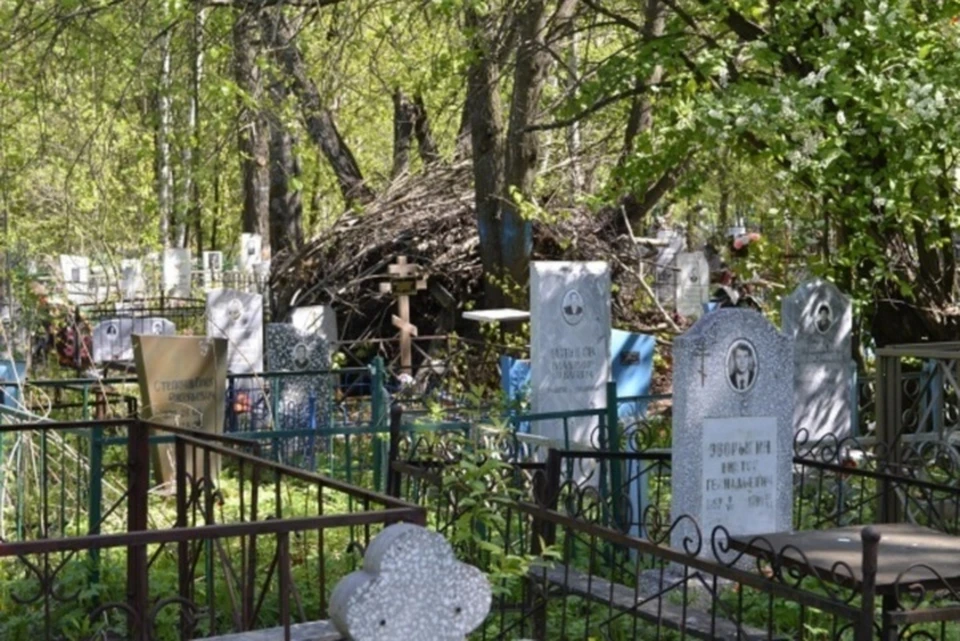 Мужчину привезли на кладбище, где заставили рыть себе могилу. Фото: Екатерина Никонова.