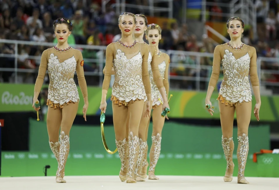 Российские гимнастки выиграли Олимпиаду 2016 года.