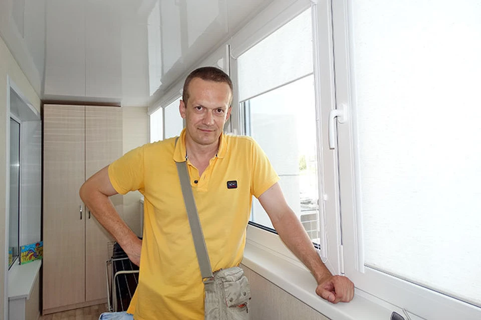 Алексей Вертьянов: - Когда я только переступил порог своей квартиры, увидел кухню и комнату - уходить не захотелось!