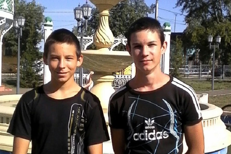 Алексей (слева) и Максим первыми пришли на помощь.