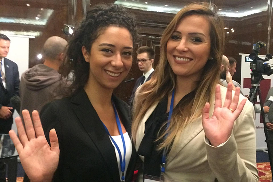 Девушки-делегаты из Ливана