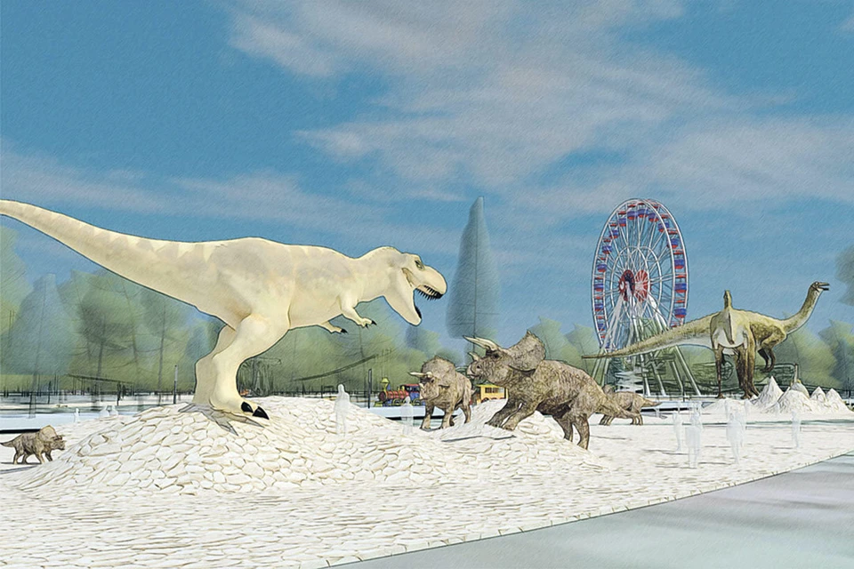 Кроме живности со всех концов света, в зоопарке выставят интерактивные модели динозавров в натуральную величину. Фото: Департамент природопользования и охраны окружающей среды г. Москвы