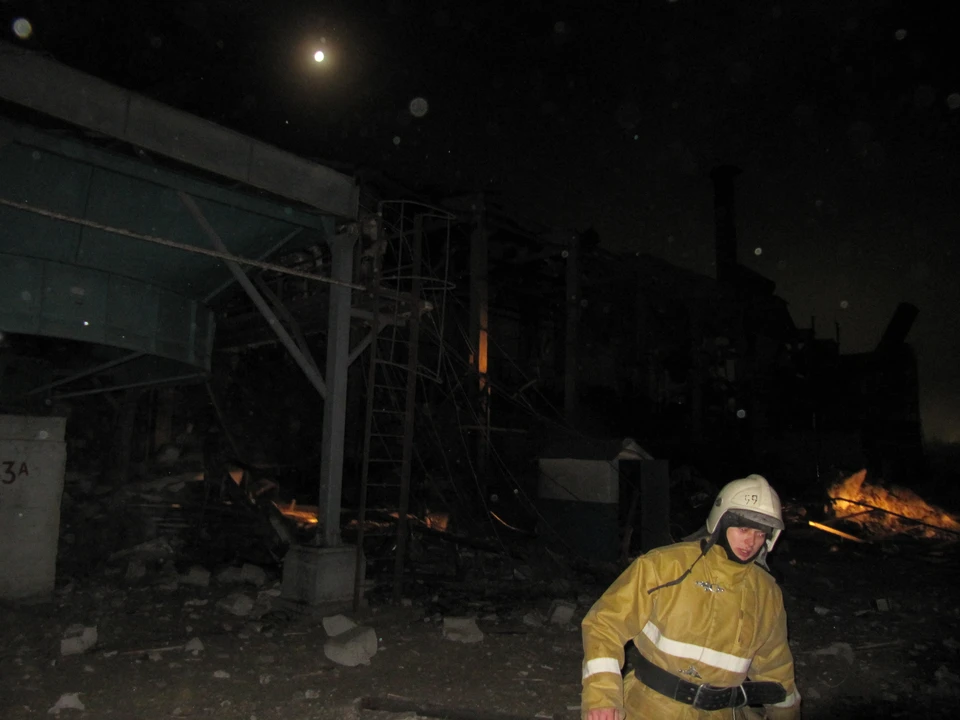 В Тюменской области сгорела бытовка с рабочими. Фото: пресс-служба МЧС Тюменской области