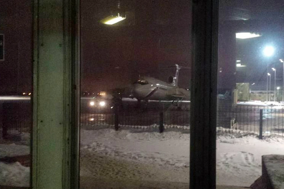 Этот снимок сделал звукооператор НТВ Евгений Толстов перед самым вылетом Ту-154