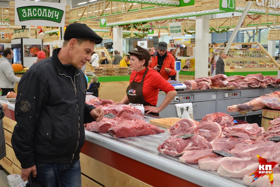 На «Эко Ярмарке» вы сможете приобрести всегда свежее мясо. Фото: Мария ПЕРЕСТОРОНИНА