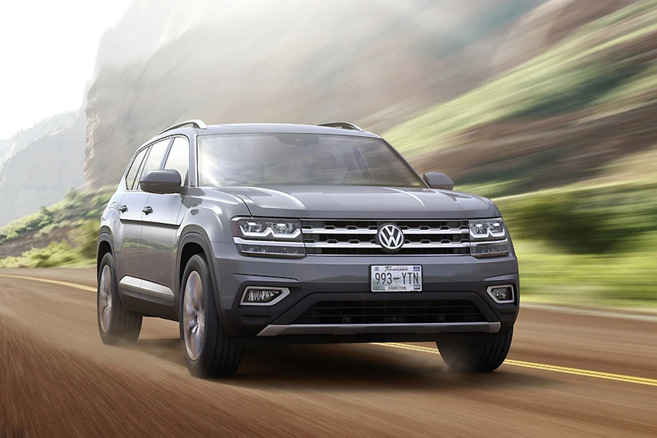 VW Atlas - абсолютно новая модель, продажи которой начнутся этой весной в США.
