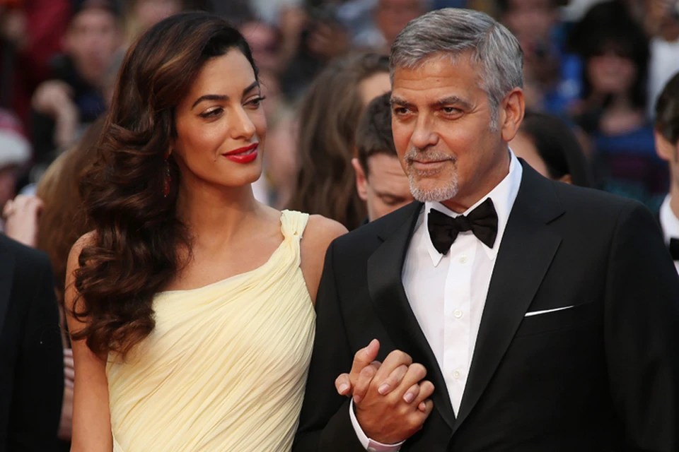 Джордж Клуни и Амаль.