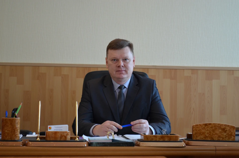 Глава Тербунского района Сергей Барабанщиков.