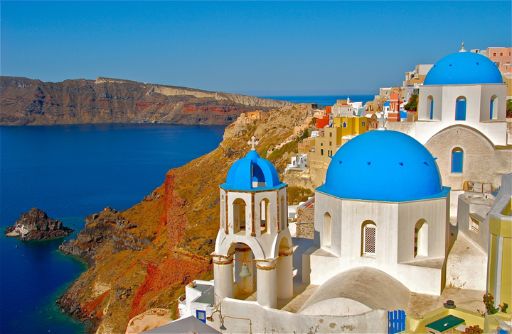 Греция – та страна, которая подходит абсолютно для всех категорий туристов. Фото: goodfon.ru