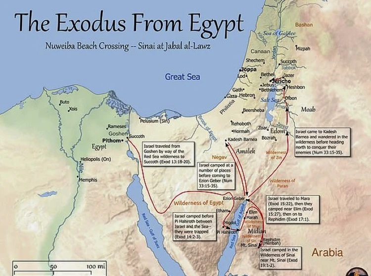 Моисей водил евреев по пустыне 40 лет — Teletype