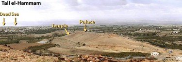 Вид на место раскопок.