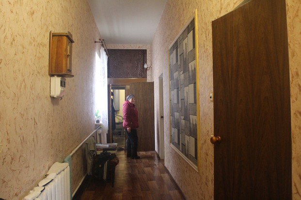 В квартирах не совсем обычная планировка.