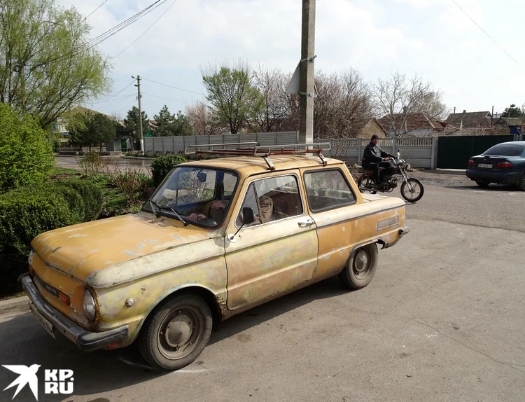 В Новоселовке можно встретить такой музейный транспорт