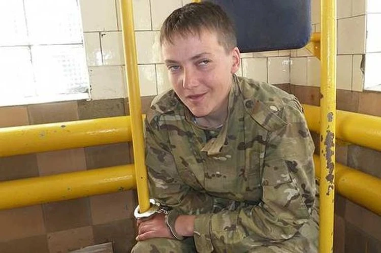 Надежда Савченко после пленения.