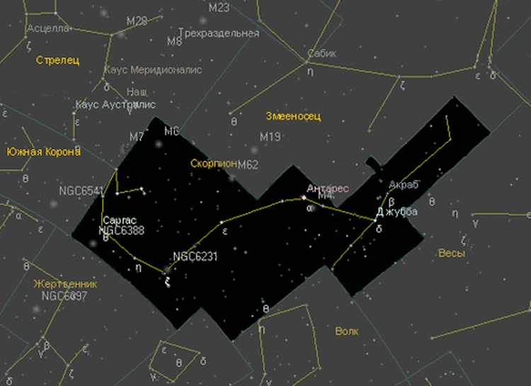 Созвездие змееносца стеллариум. Изображение созвездия скорпион. Созвездие скорпион схема расположения звезд. Созвездие скорпиона на карте звездного неба. Созвездие скорпион схема по точкам.