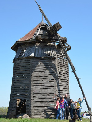 Старинный ветряк